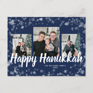 Postale Carte de vœux élégante pour Hanukkah