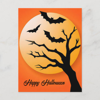 Postale Carte de vœux Halloween effrayante