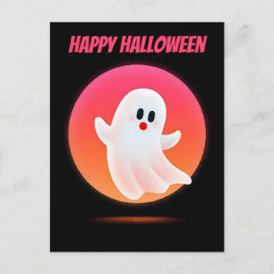 Postale Carte de vœux Halloween effrayante