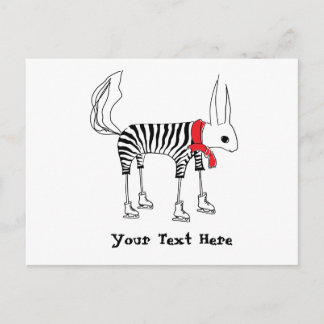 Postale Carte de voeux mignonne d'écureuil