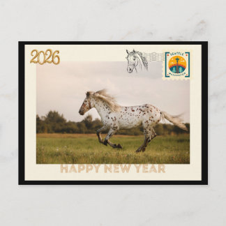 Postale Carte de vœux Nouvel An 2026