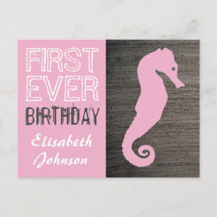 Postale Carte de vœux pour le tout premier anniversaire de