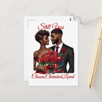 Postale Carte de vœux Still You Chosen, Cherished, Folded