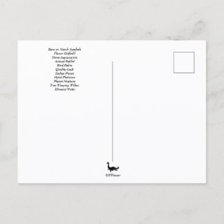 Postale Carte de voeux symboles d'anniversaire de mars