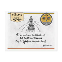 Carte de voyage : obstacle Transformez vos