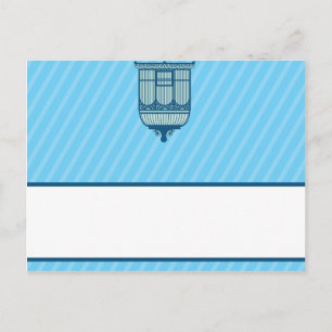 Postale Carte d'emplacement écrite cage d'oiseaux/cage de