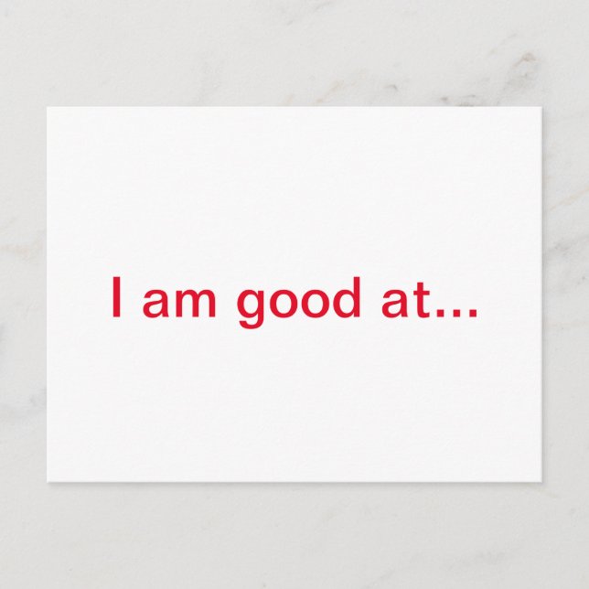 Postale Carte d'encouragement (Devant)