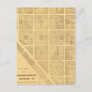 Postale Carte des affaires de San Francisco
