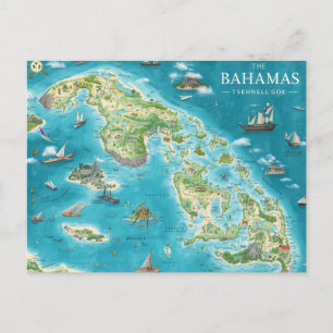 Postale Carte des Bahamas