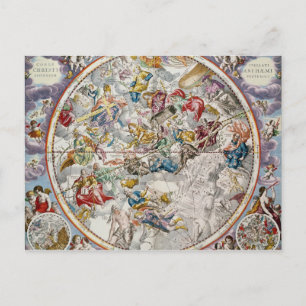 Postale Carte des Constellations chrétiennes telles que re