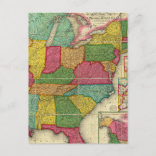 Postale Carte des États-Unis 2