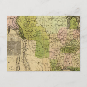 Postale Carte des États-Unis Olney