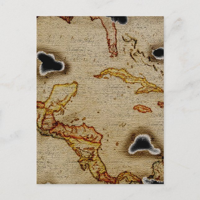 Postale Carte des trésors épiques #1 (Devant)