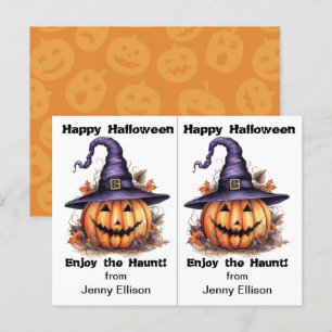 Postale Carte d'Halloween Jack o' Lantern