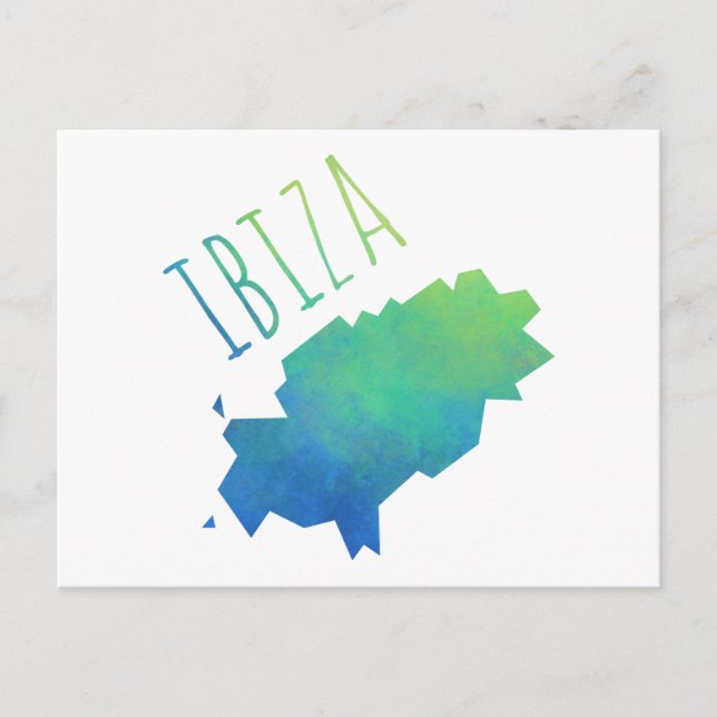 Postale Carte d'Ibiza (Devant)