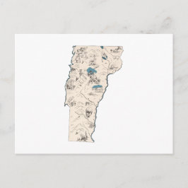 Postale Carte d'image Vintage du Vermont Antique