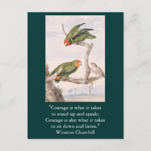 Postale Carte d'inspiration Courage 1