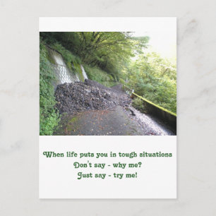 Postale Carte d'inspiration : situations difficiles