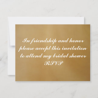 Postale Carte d'invitation à la fête de mariage