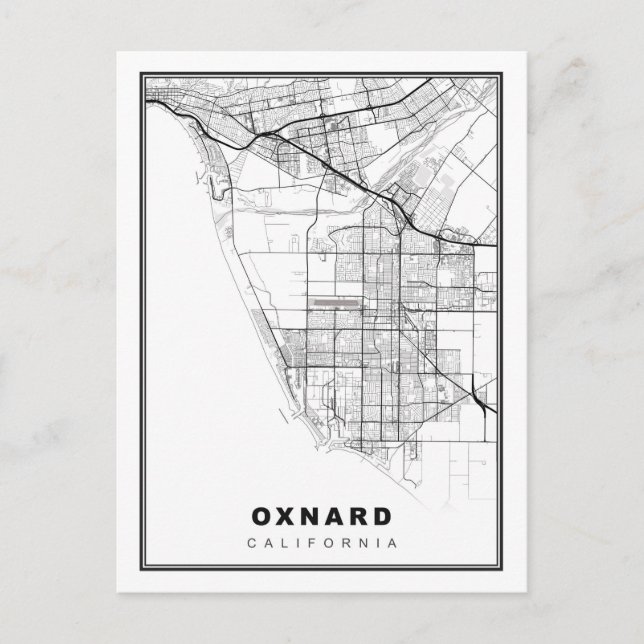 Postale Carte d'Oxnard (Devant)