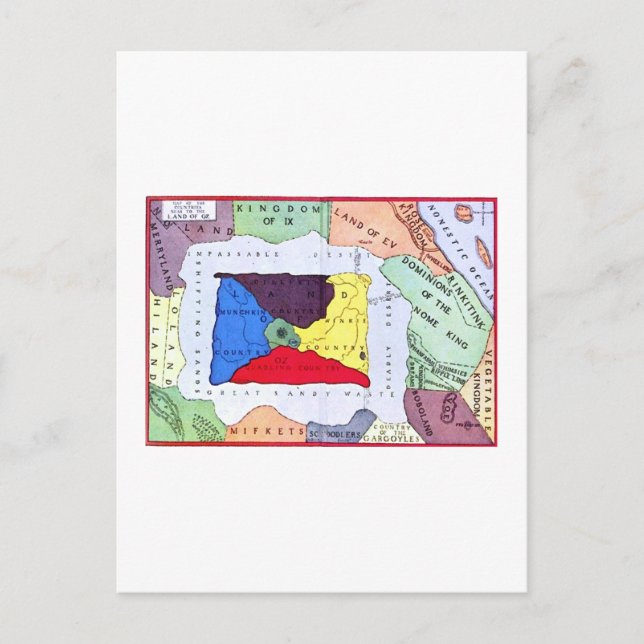 Postale Carte D'Oz (Devant)