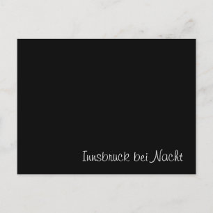 Postale Carte drôle "Innsbruck bei Nacht"