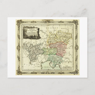 Postale Carte du Cercle autrichien du Saint Empire Romain
