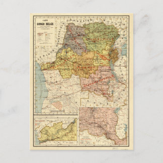 Postale Carte du Congo, Afrique (1896)