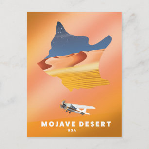 Postale Carte du désert de Mojave États-Unis