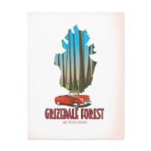 Carte du district de Grizdale forest lake england