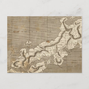 Postale Carte du Japon par Arrowsmith