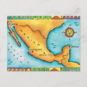 Postale Carte du Mexique
