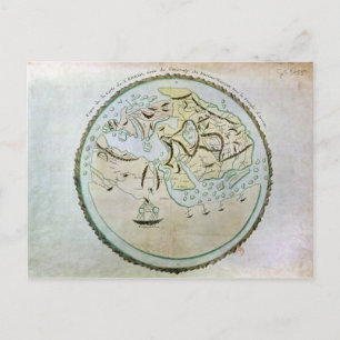 Postale Carte du monde