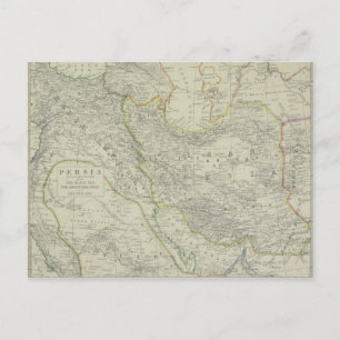 Postale Carte du Moyen-Orient