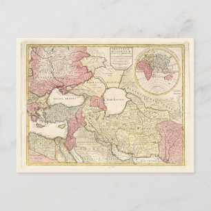 Postale Carte du Moyen-Orient (1725)