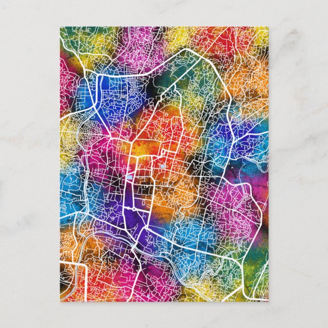 Postale Carte du Népal de Katmandou (Devant)