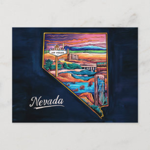 Postale Carte du Nevada