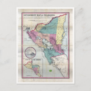 Postale Carte du Nicaragua (1856)