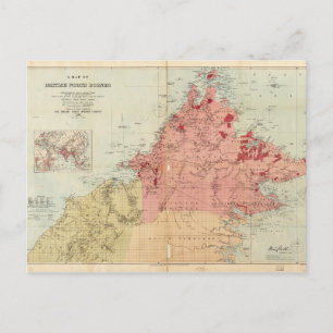 Postale Carte du Nord britannique Bornéo (1899)