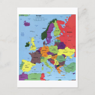 Postale Carte Europe