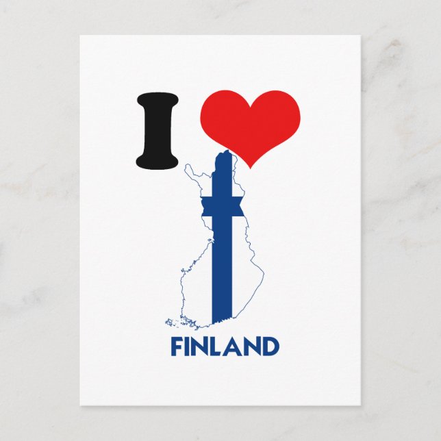 POSTALE CARTE FINLANDE (Devant)