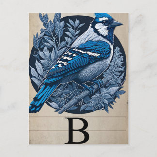 Postale Carte flash vintage B Bluebird