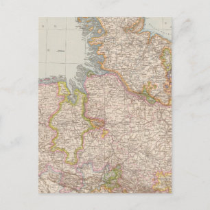 Postale Carte Hanovre, Schleswig Holstein, Allemagne du No