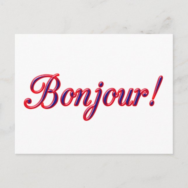 Postale Carte Hello (Devant)