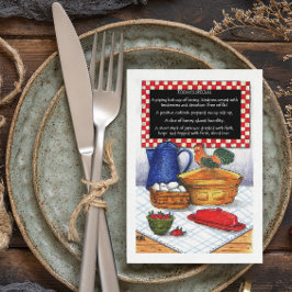 Postale Carte Inspirante de Spécial Petit Déjeuner