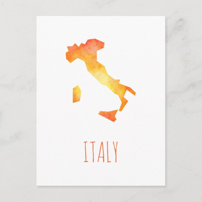 Postale Carte Italie (Devant)