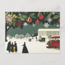 Carte Lincoln Memorial dans le style Art déco de W
