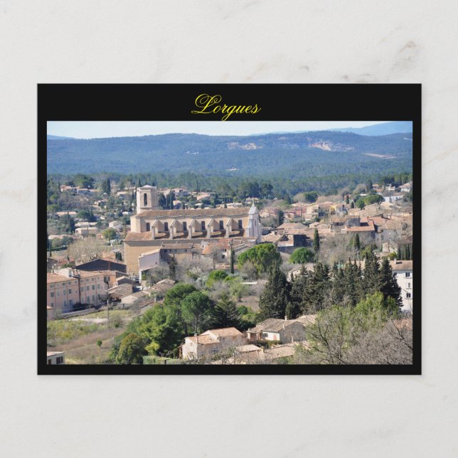 Postale Carte Lorgues (Devant)