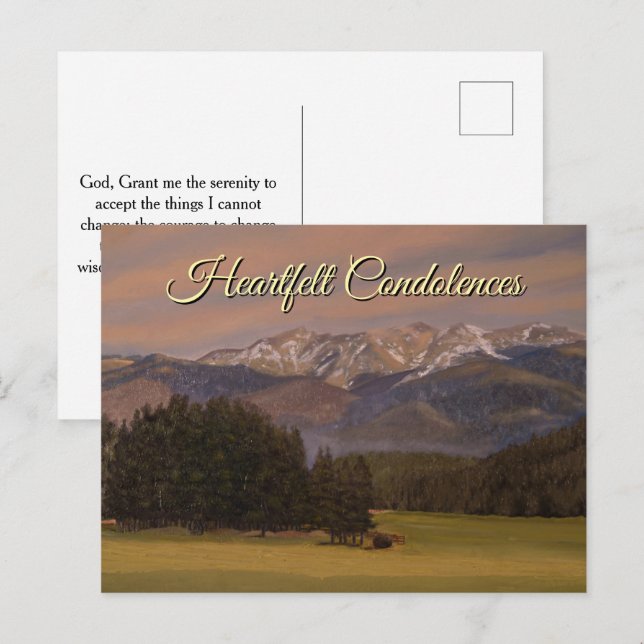 Postale Carte mémoire jaune violet vert dans l'amour (Devant / Derrière)