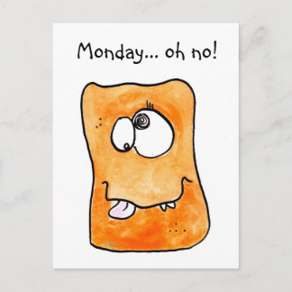 Postale Carte Monster